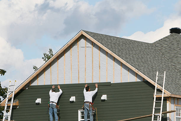 Professional Siding Contractor technician working in Worcester, PA